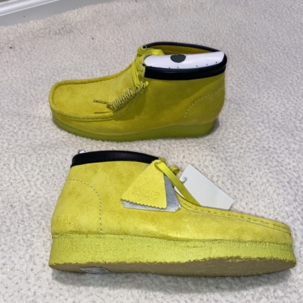 Clarks Original Wallabee Boot Neon Yellow